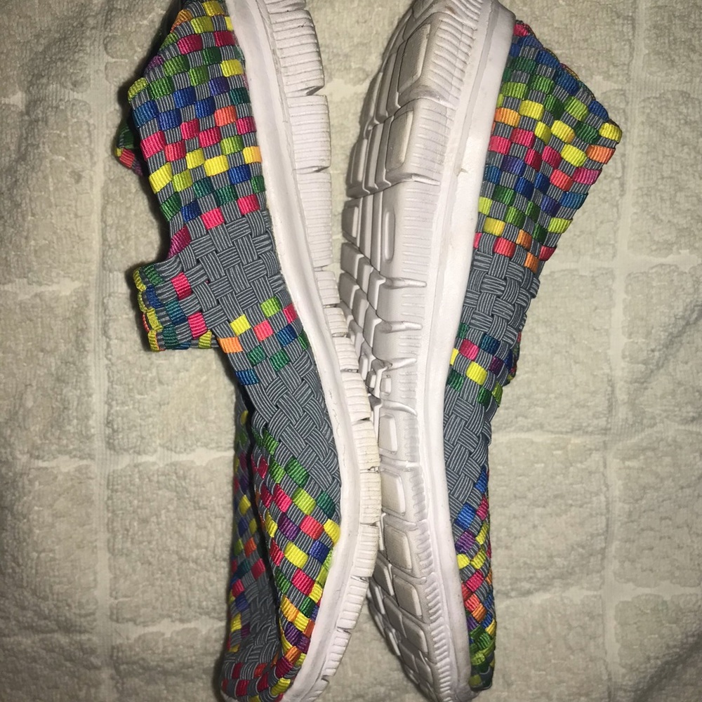 Multi-Colored On Gray Comfort Flats - image 4